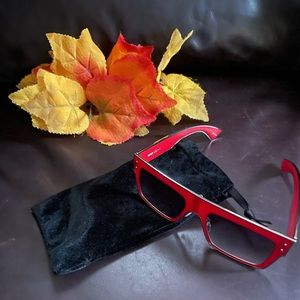 RED MOSCHINO SUNGLASSES